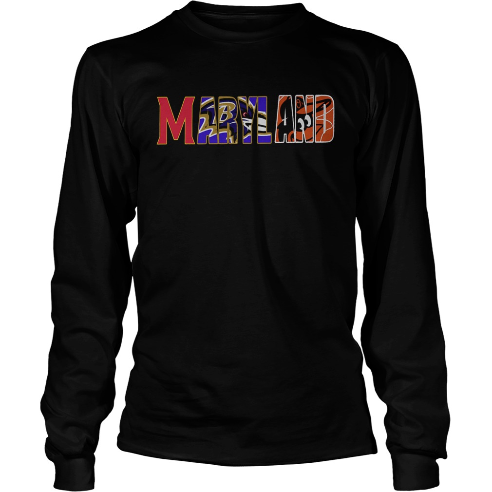 Maryland all Sport Teams LongSleeve