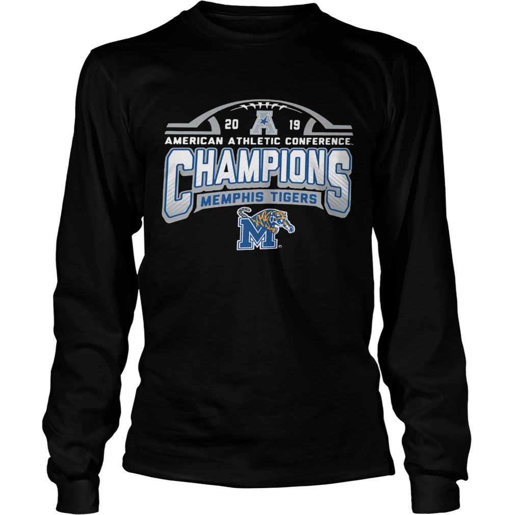 Memphis Tigers American Athletic Conference 2019 AAC Football Champions LongSleeve