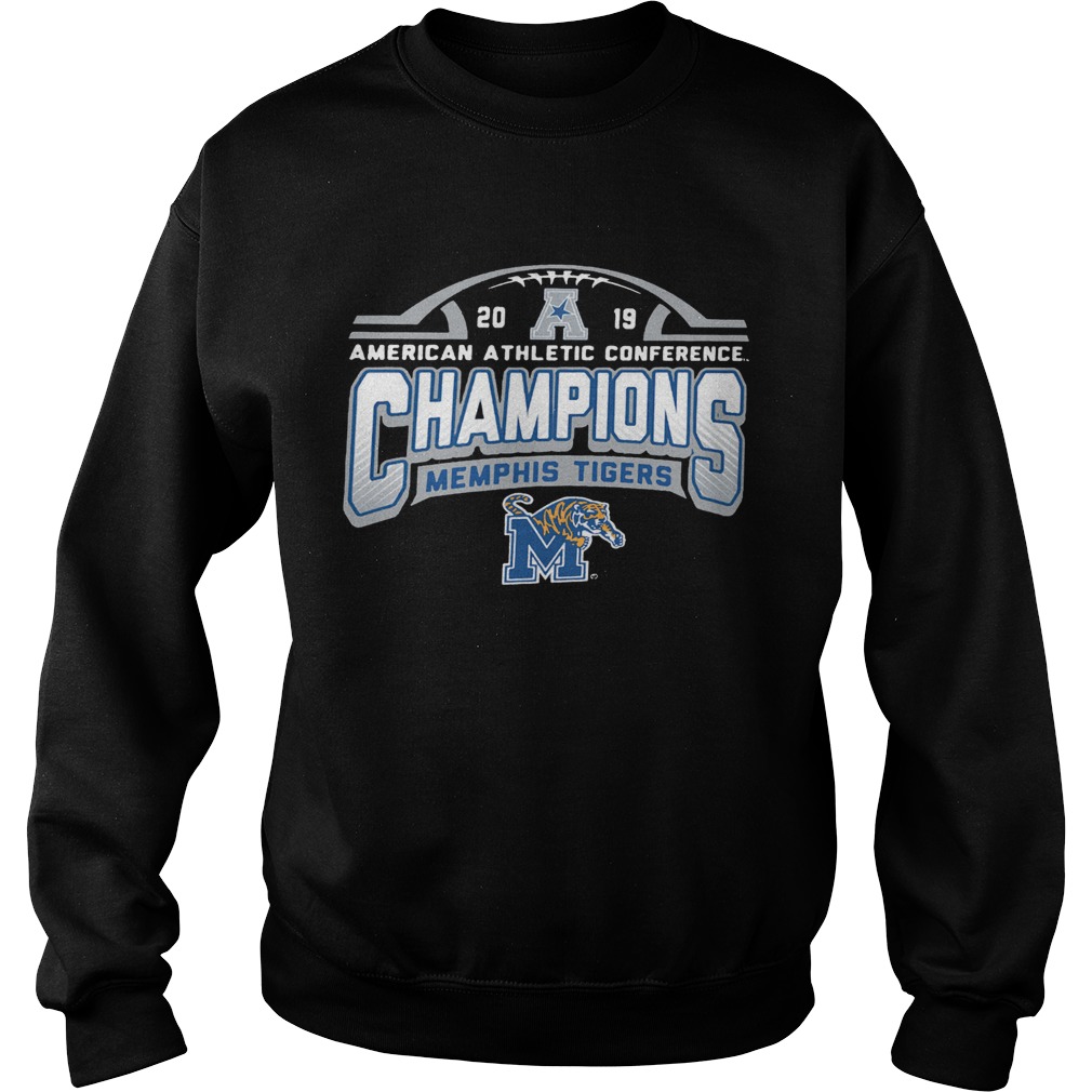 Memphis Tigers American Athletic Conference 2019 AAC Football Champions Sweatshirt