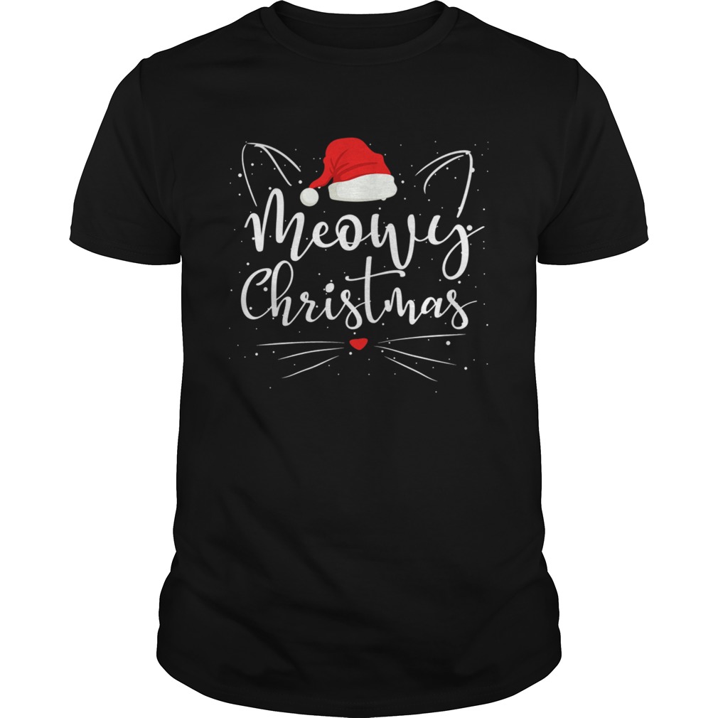 Meowy Christmas shirt