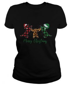 Merry Christmas Dachshund  Classic Ladies