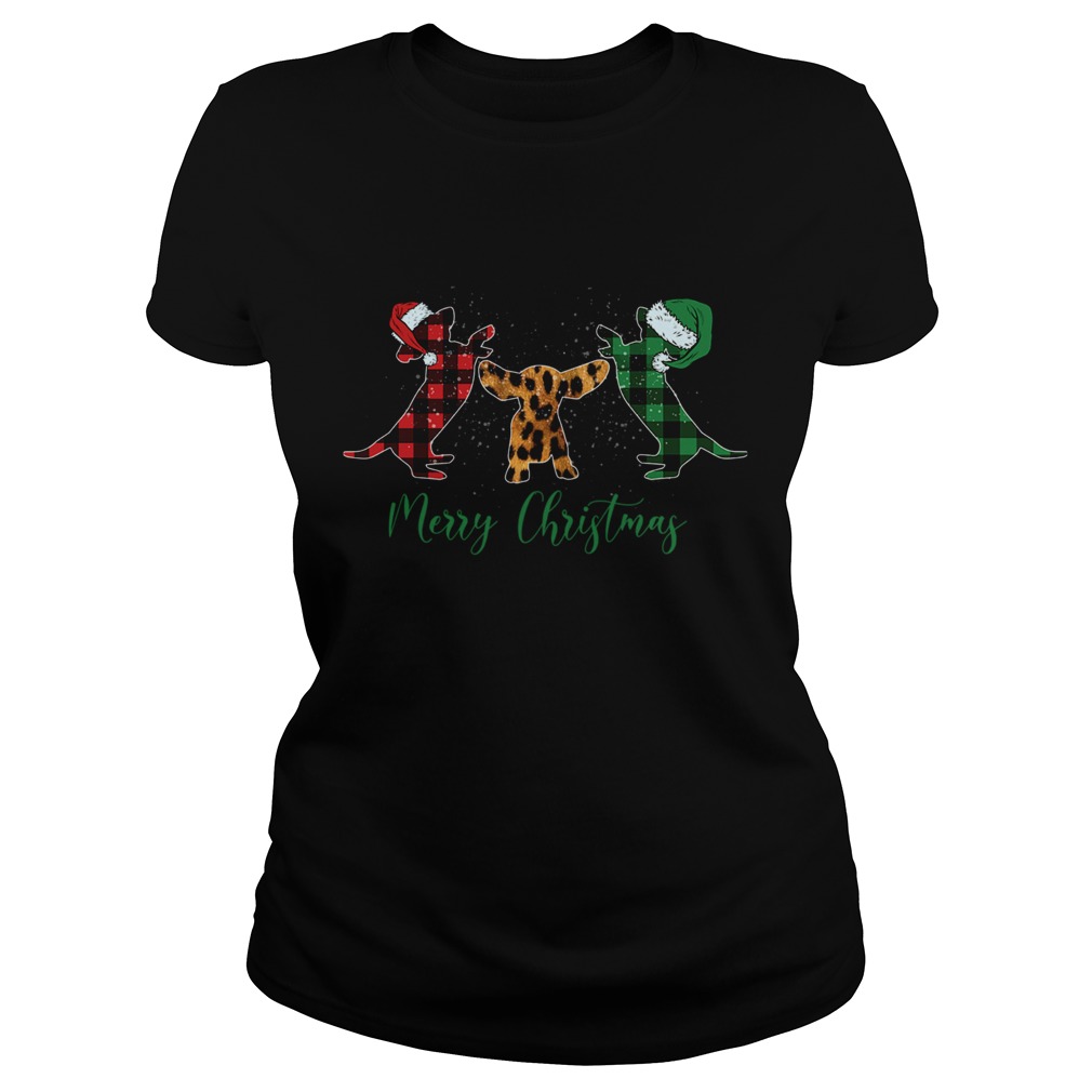 Merry Christmas Dachshund Classic Ladies