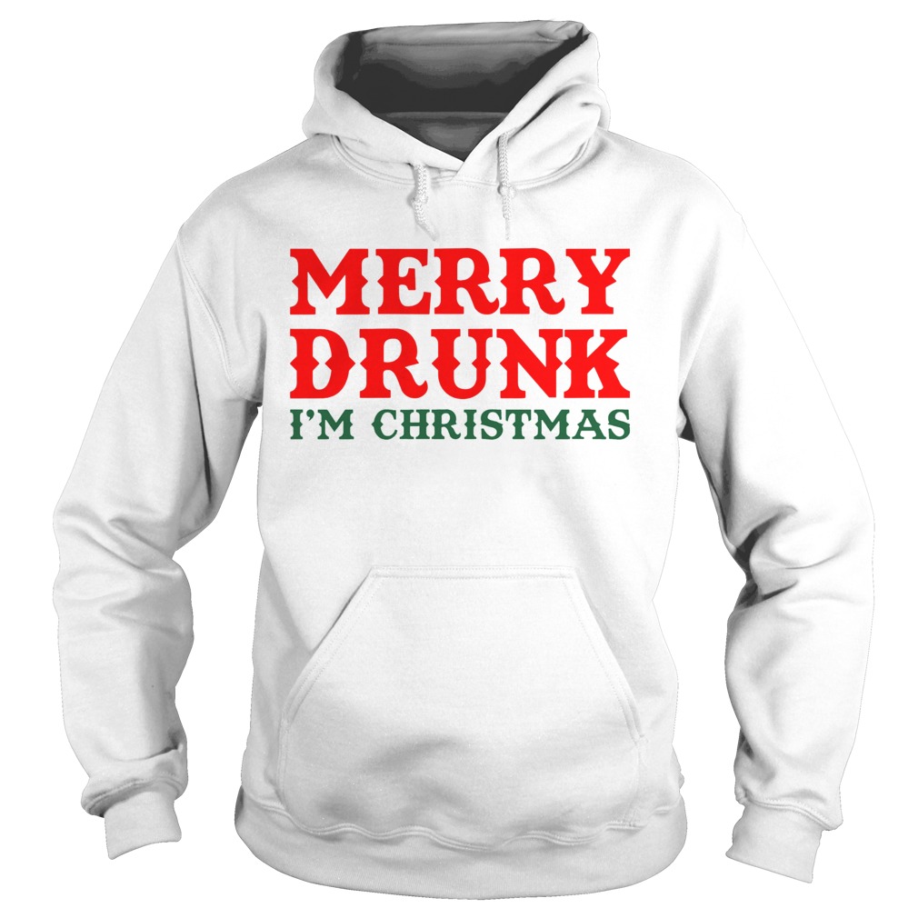 Merry Drunk Im Christmas Hoodie