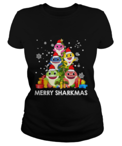 Merry Sharkmas Shark Santa Ugly Christmas Lights Boys Xmas  Classic Ladies