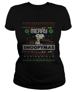 Merry Snoopys Ugly Christmas  Classic Ladies