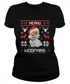 Merry Woofmas ugly Christmas  Classic Ladies