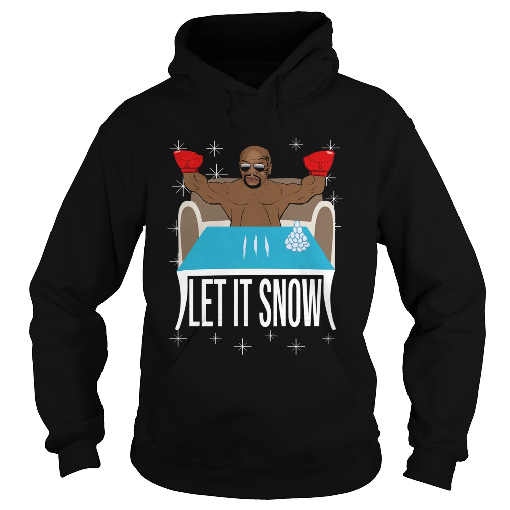 Mike Tyson Walmart Cocaine Santa Let It Snow Christmas Hoodie