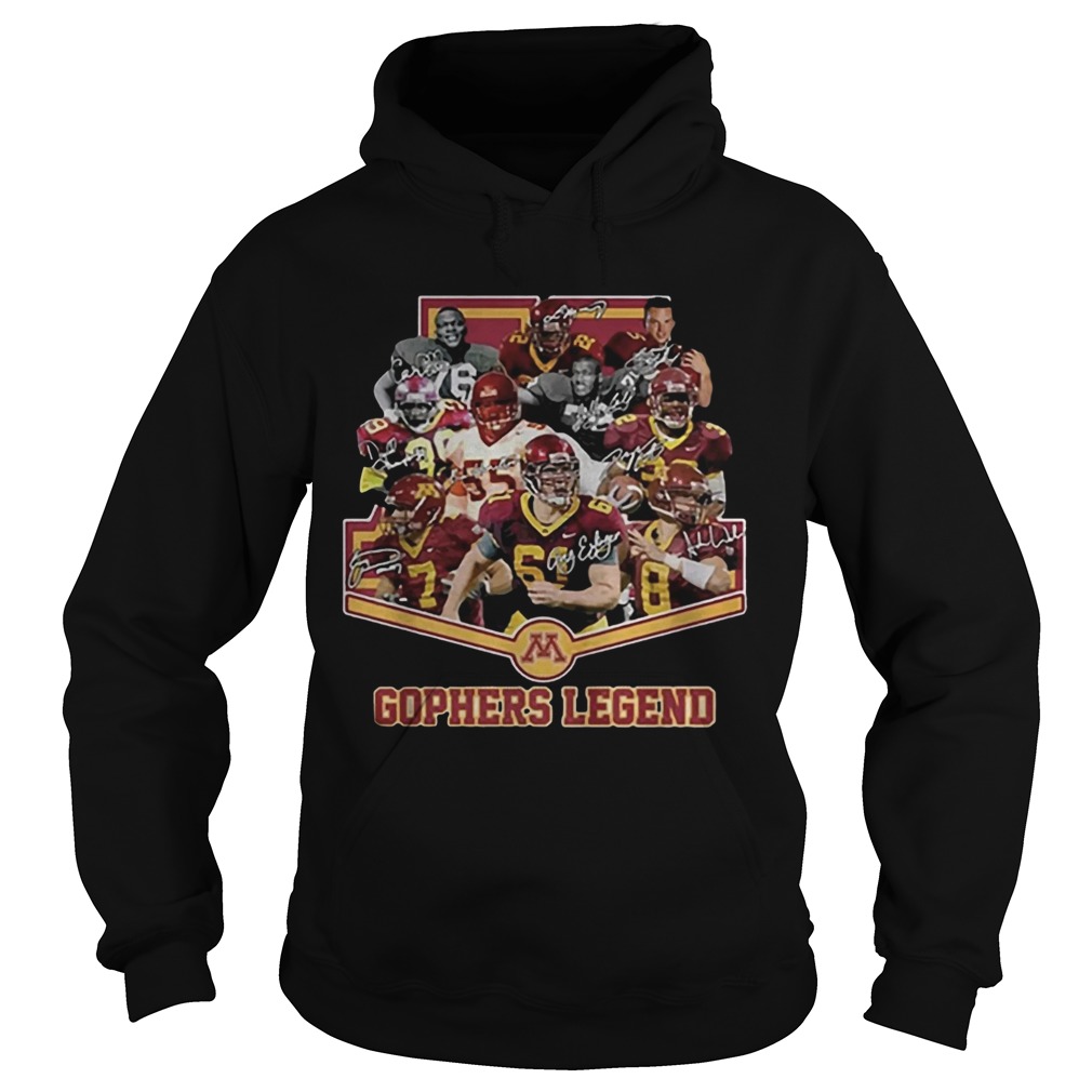 Minnesota Golden Gophers legend signatures Hoodie