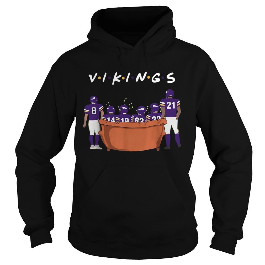 Minnesota Vikings Friends TV show sitting on the sofa Christmas Hoodie