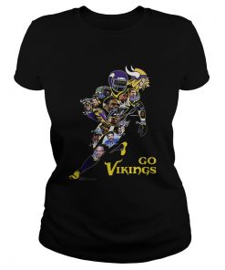 Minnesota Vikings Go Vikings signatures  Classic Ladies