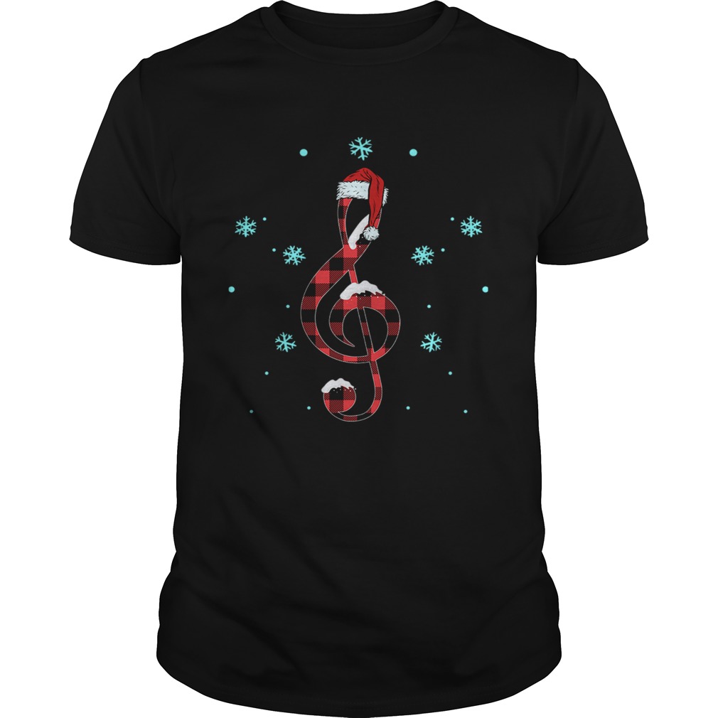 Musical Note Santa Hat shirt