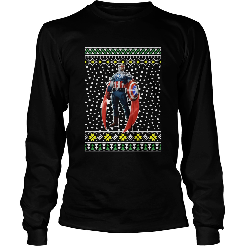 New Captain America Falcon Ugly Christmas LongSleeve