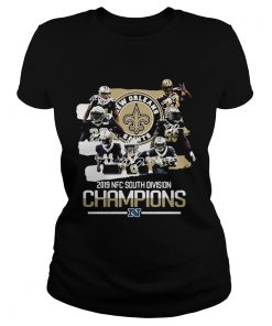 New Orleans Saints 2019 NFC South Division Champions signature  Classic Ladies