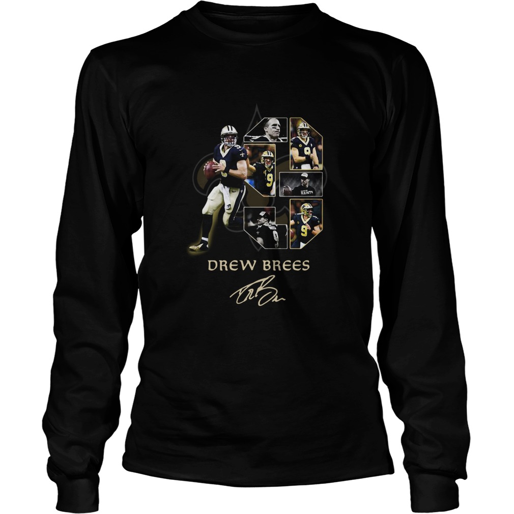 New Orleans Saints Drew Brees Signature LongSleeve