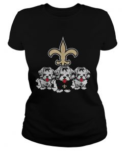 New Orleans Saints Shih Tzu  Classic Ladies