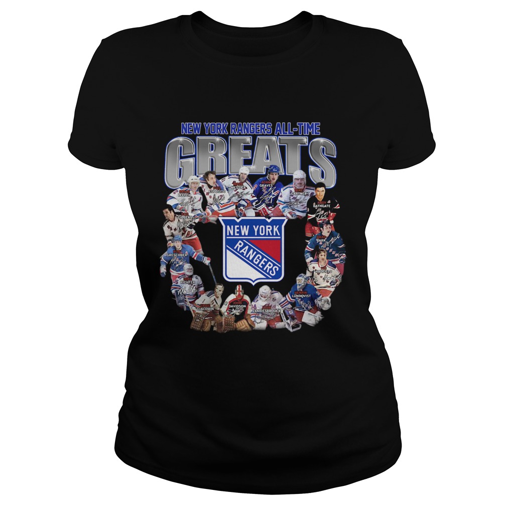 New York Rangers Alltime greats signature Classic Ladies