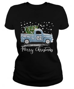 North Carolina Tar Heels Pickup Truck Merry Christmas  Classic Ladies