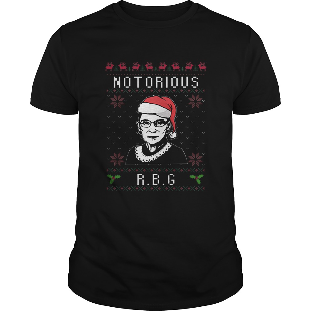 Notorious RBG Ugly Christmas shirt