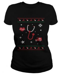 Nurse Ugly Christmas  Classic Ladies