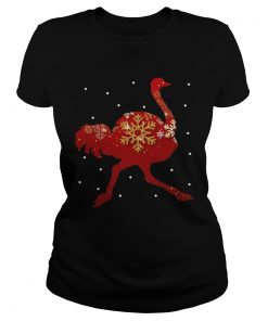 Ostrich Christmas  Classic Ladies