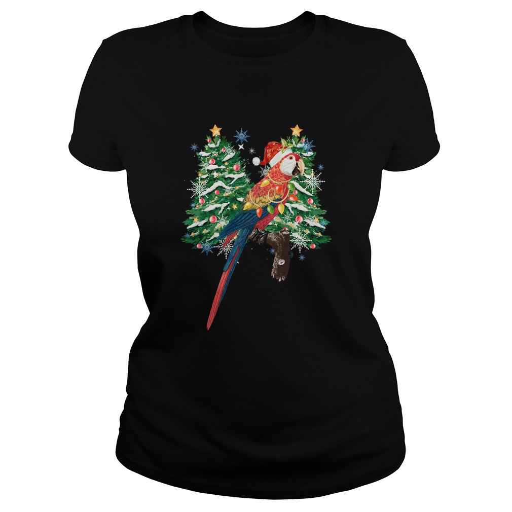 Parrot Watercolor Christmas Classic Ladies