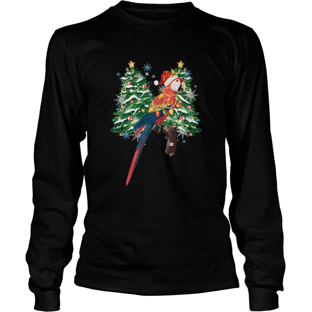 Parrot Watercolor Christmas LongSleeve