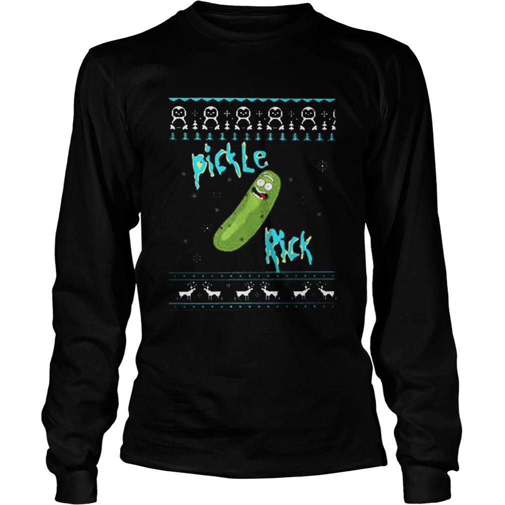 Pickle Rick and Morty Rick Sanchez ugly Christmas LongSleeve