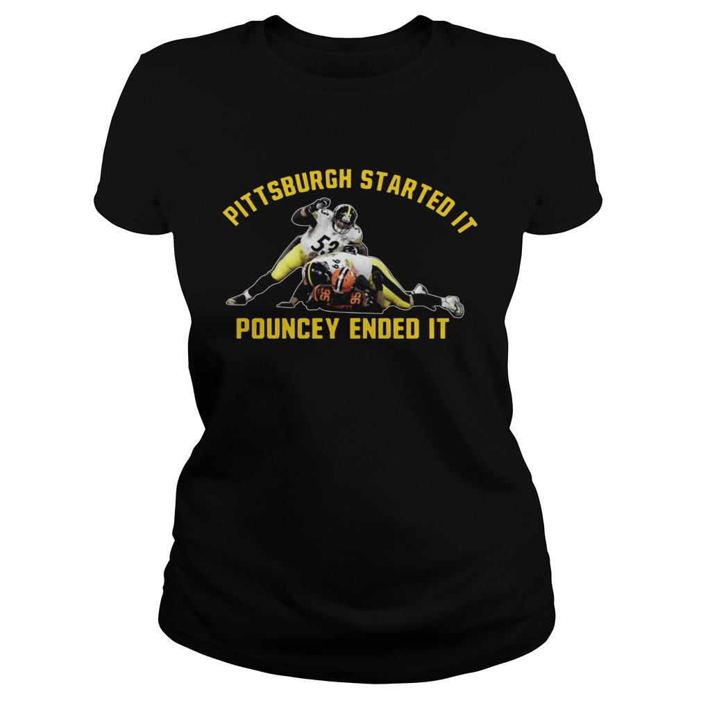 Pittsburgh Started It Pouncey Ended It Classic Ladies