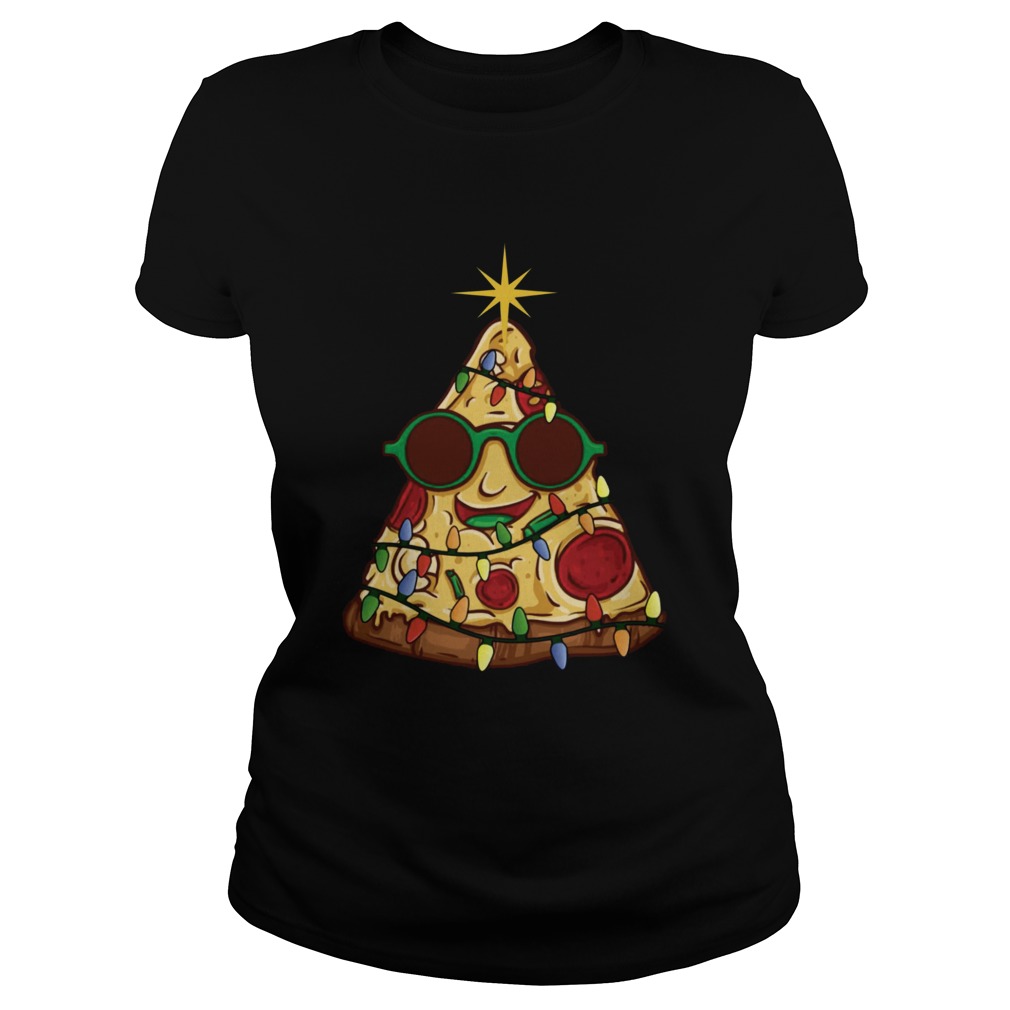 Pizza Christmas Tree Classic Ladies