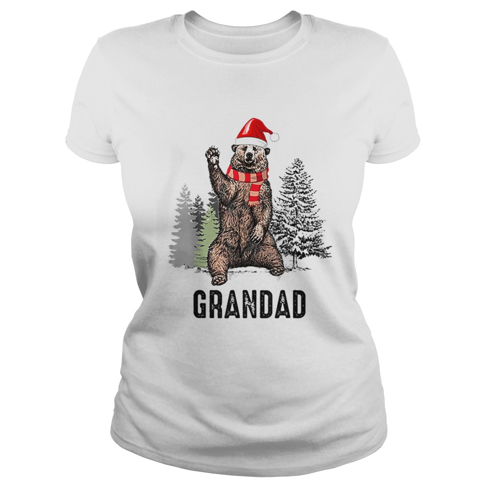 Pretty Funny Grandad Bear Christmas Classic Ladies