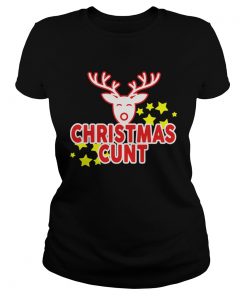 Reindeer Christmas Cunt  Classic Ladies