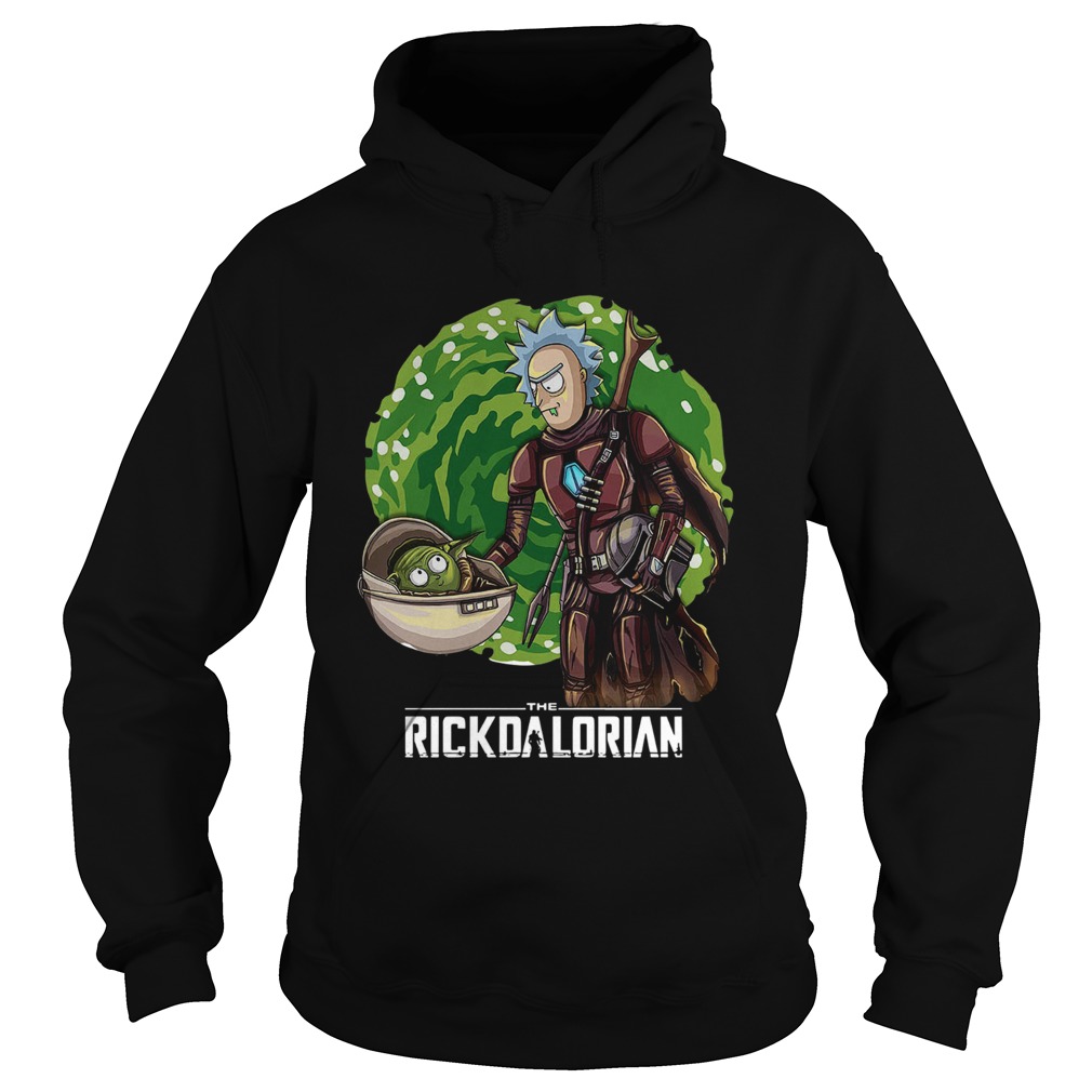 Rick And Baby Yoda The Rickdalorian Hoodie