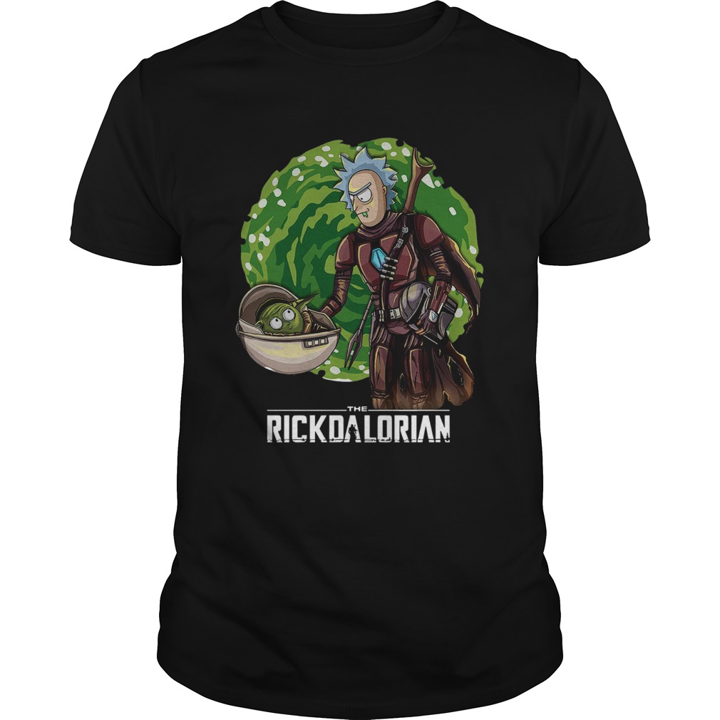 Rick And Baby Yoda The Rickdalorian shirt