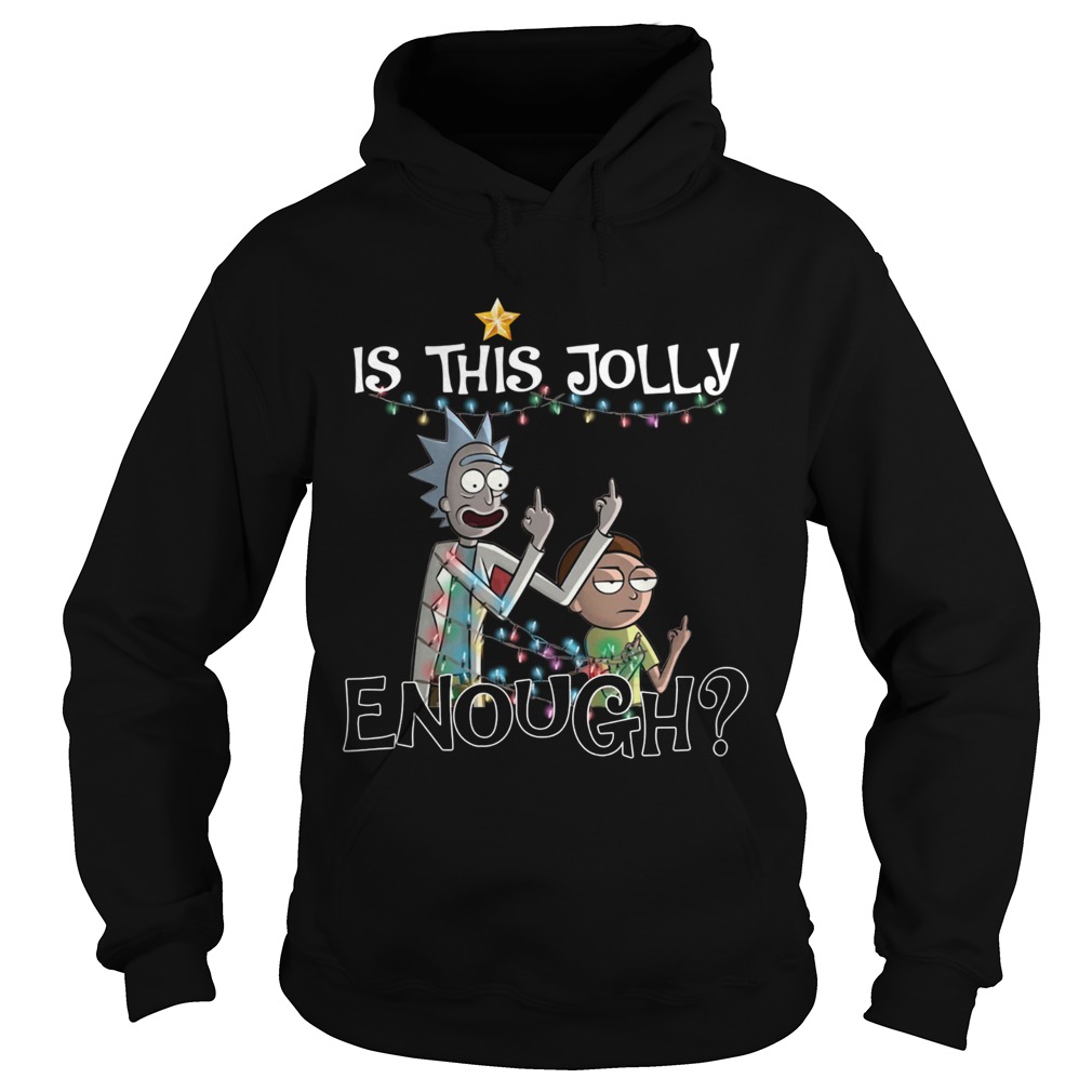 Rick and Morty fucking is this Jolly enough Christmas Hoodie