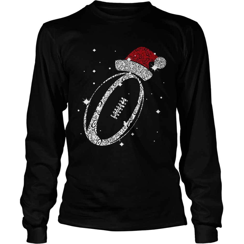 Rugby Santa Diamond Christmas LongSleeve