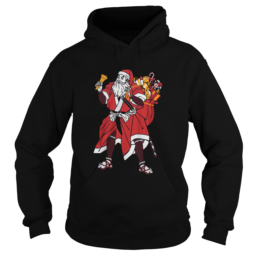 Samurai Santa Christmas Hoodie