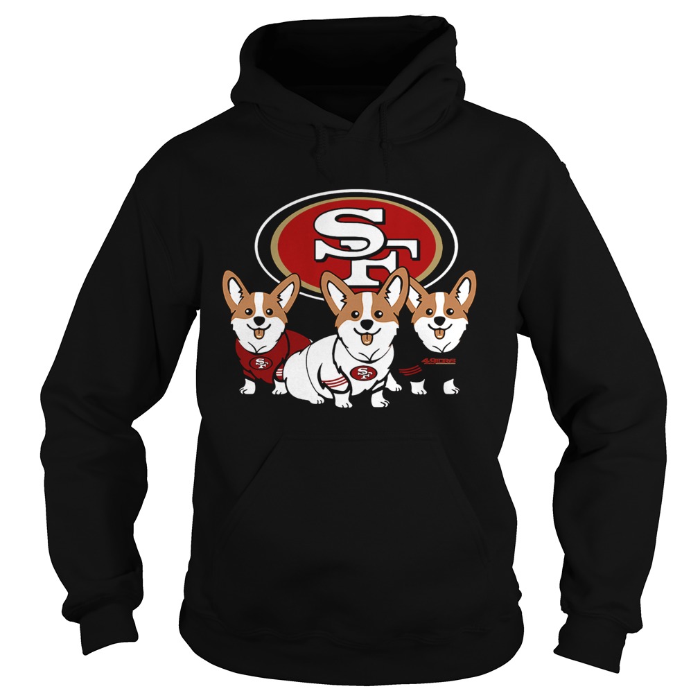 San Francisco 49ers Corgi Hoodie