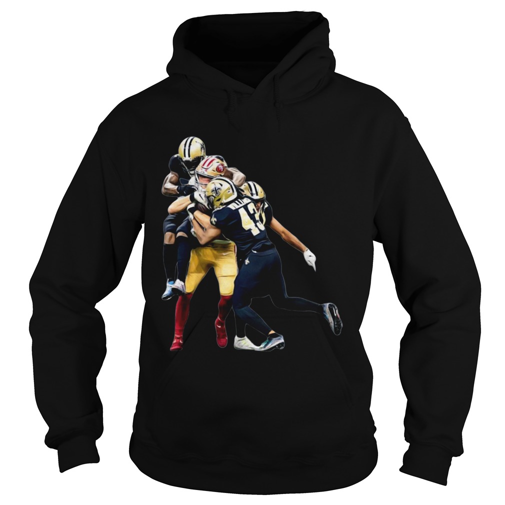 San Francisco 49ers vs New Orleans Saints Marcus Williams Hoodie