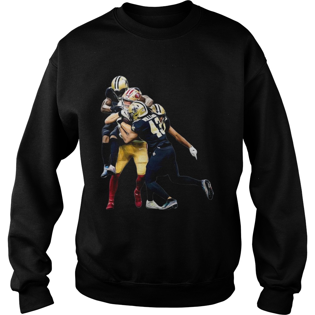 San Francisco 49ers vs New Orleans Saints Marcus Williams Sweatshirt