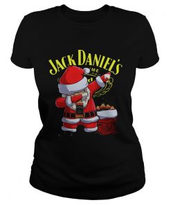 Santa Claus Dabbing Jack Daniels  Classic Ladies