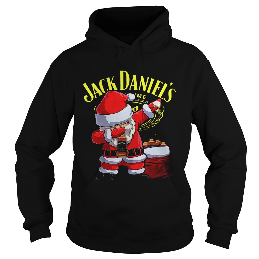 Santa Claus Dabbing Jack Daniels Hoodie