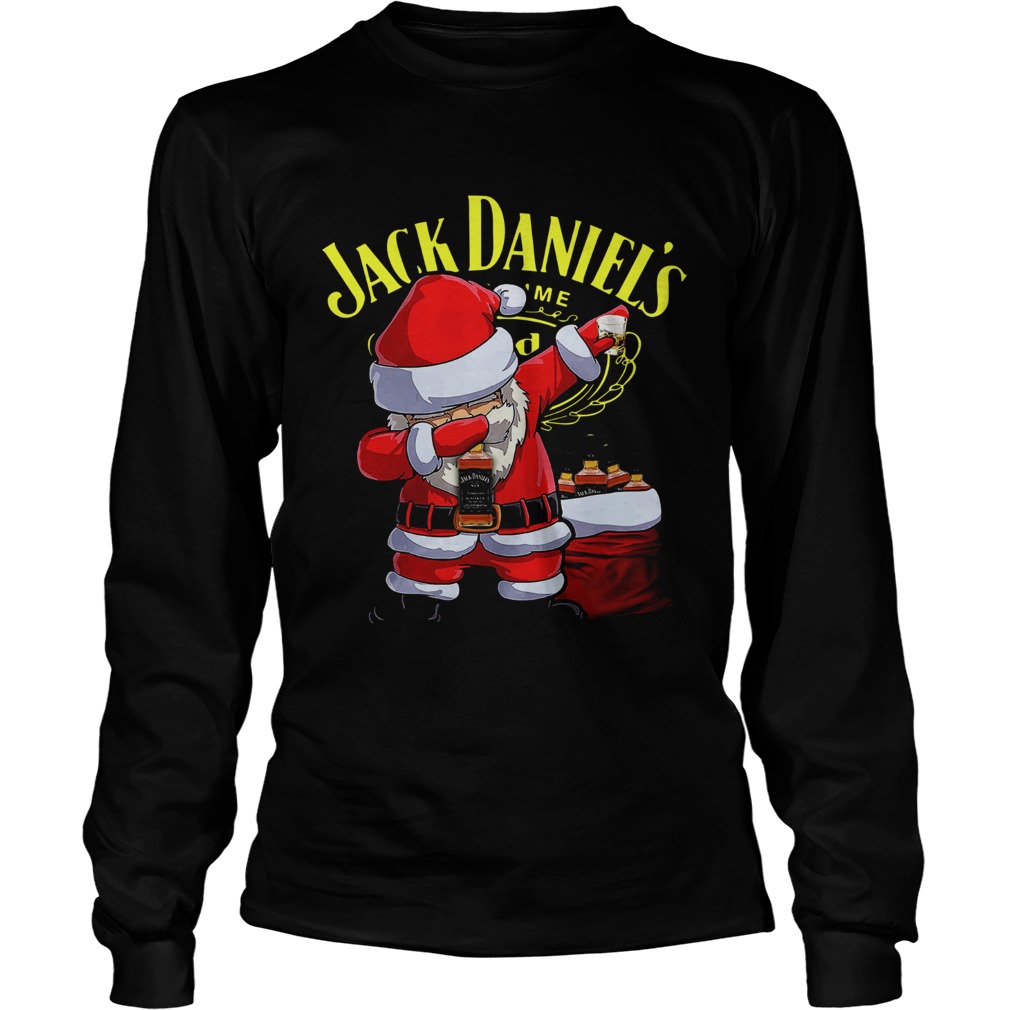 Santa Claus Dabbing Jack Daniels LongSleeve