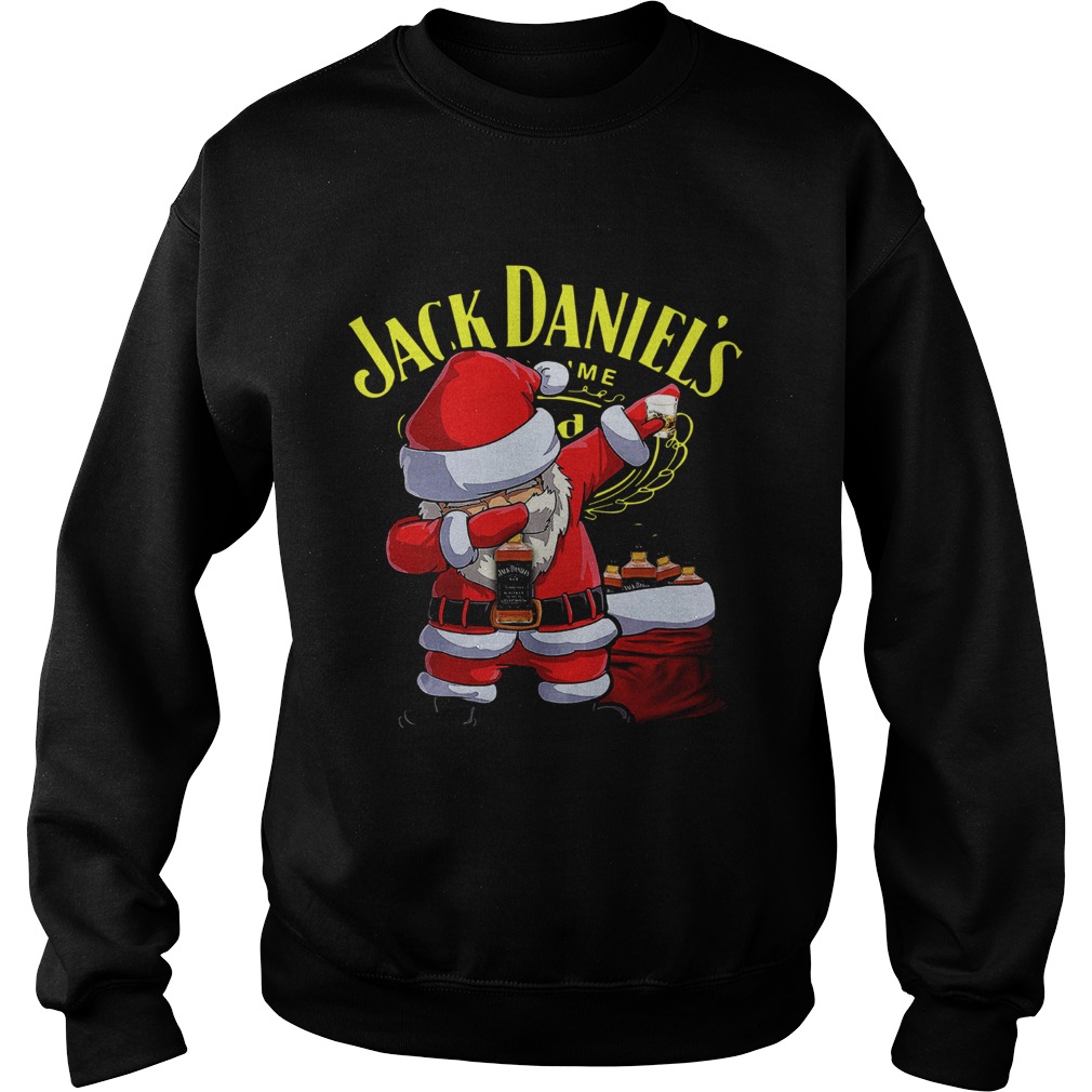 Santa Claus Dabbing Jack Daniels Sweatshirt