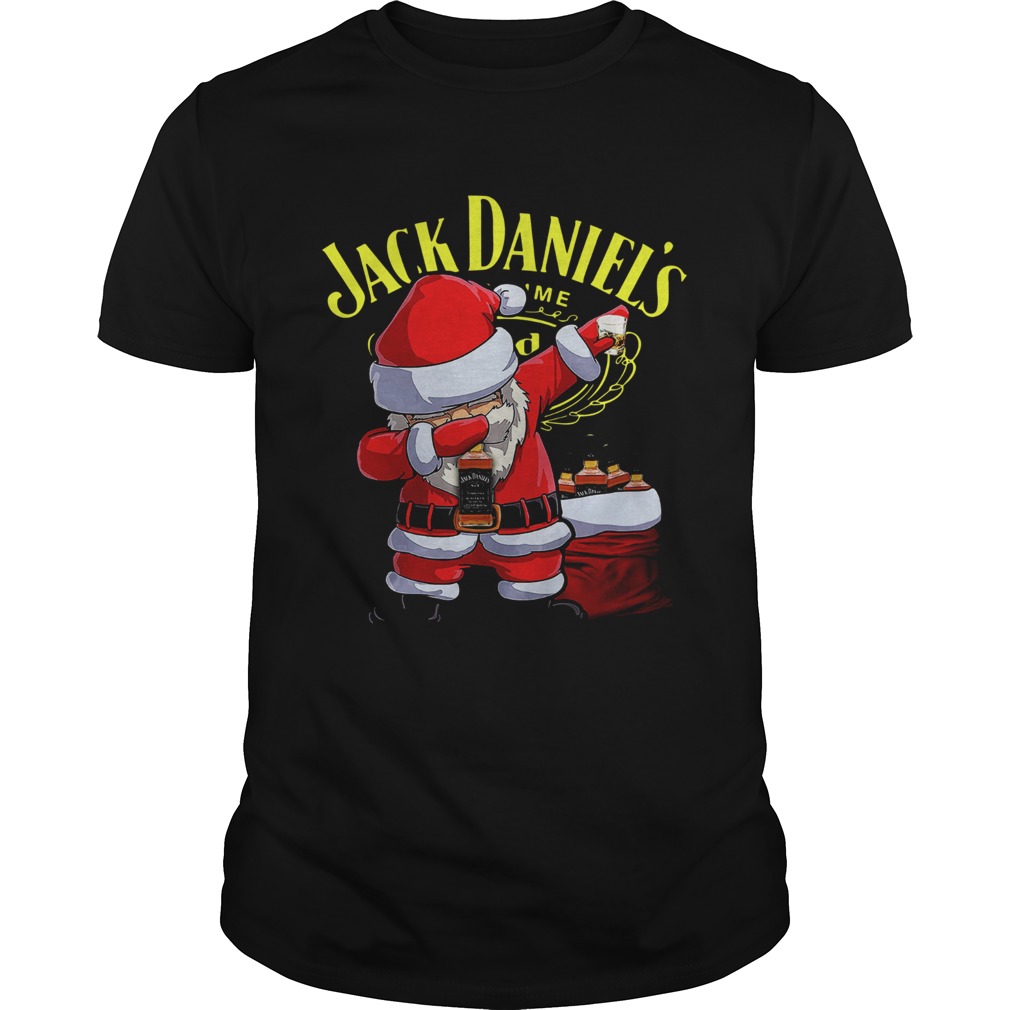 Santa Claus Dabbing Jack Daniels shirt