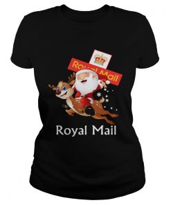 Santa Claus Riding Reindeer Royal Mail  Classic Ladies