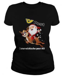 Santa Claus riding Reindeer Post Osterreichische Post AG  Classic Ladies