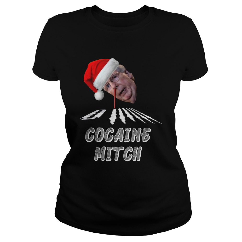 Santa Cocaine Mitch Christmas Classic Ladies