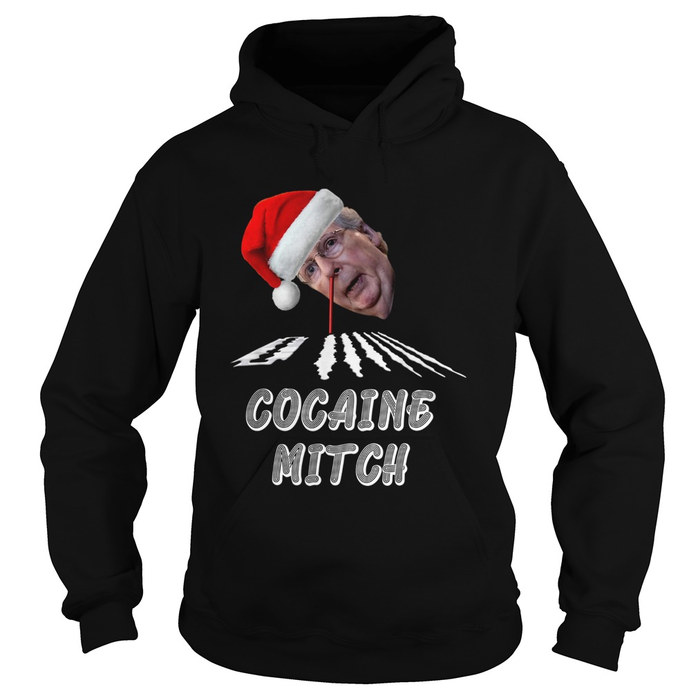 Santa Cocaine Mitch Christmas Hoodie