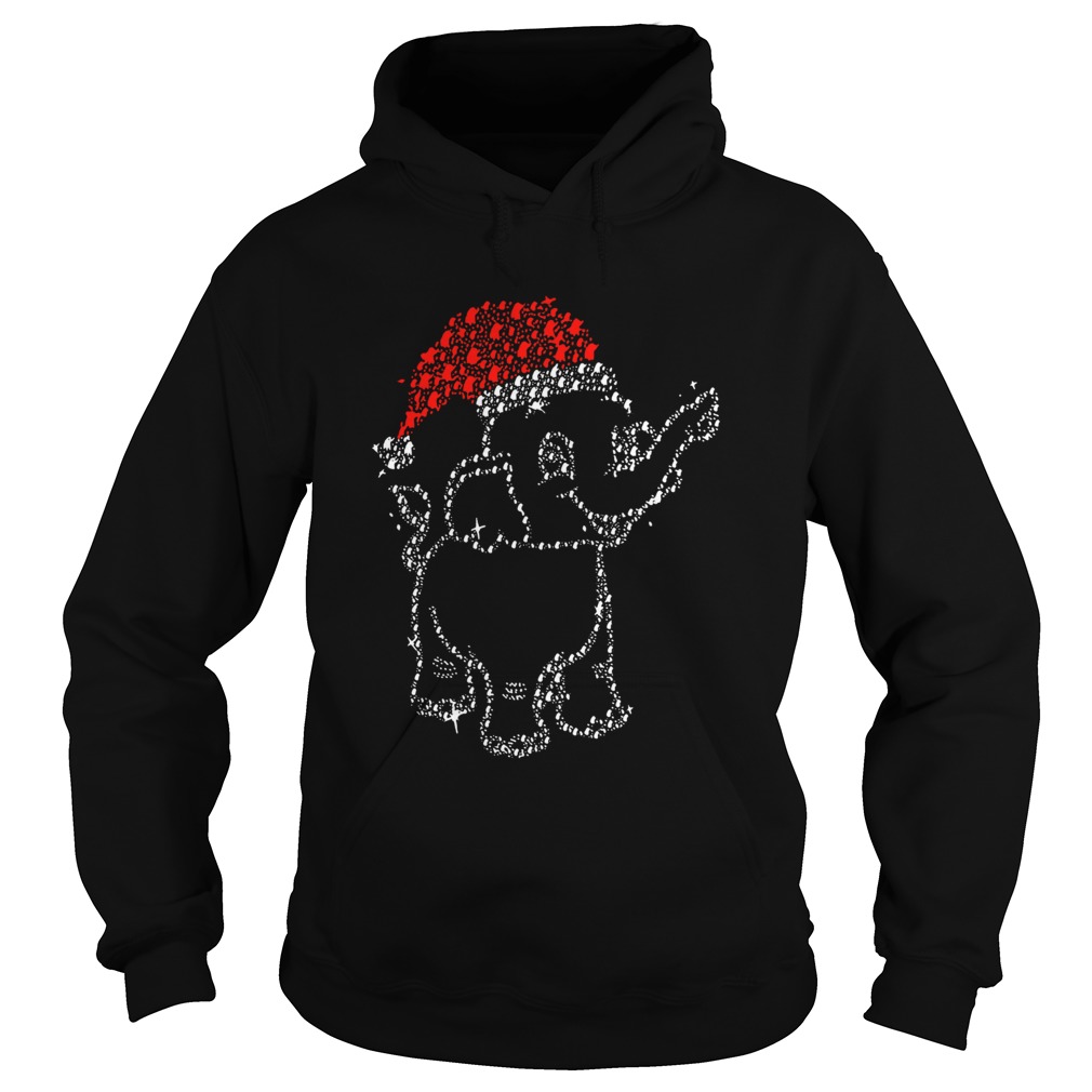 Santa Elephant Diamond Christmas Hoodie