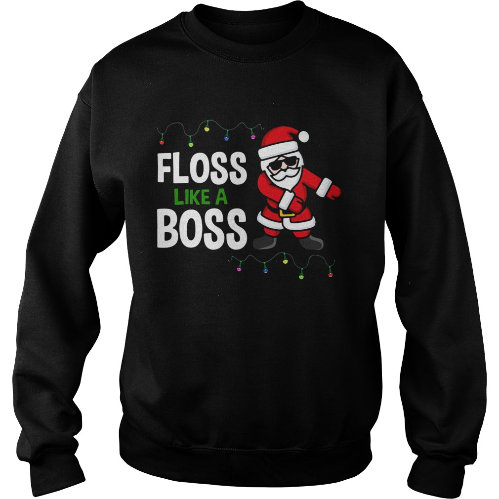 Santa Floss Like A Boss Christmas Sweatshirt